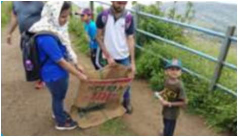 Cleanliness Drive at Lohagad Fort, SBPCOAD