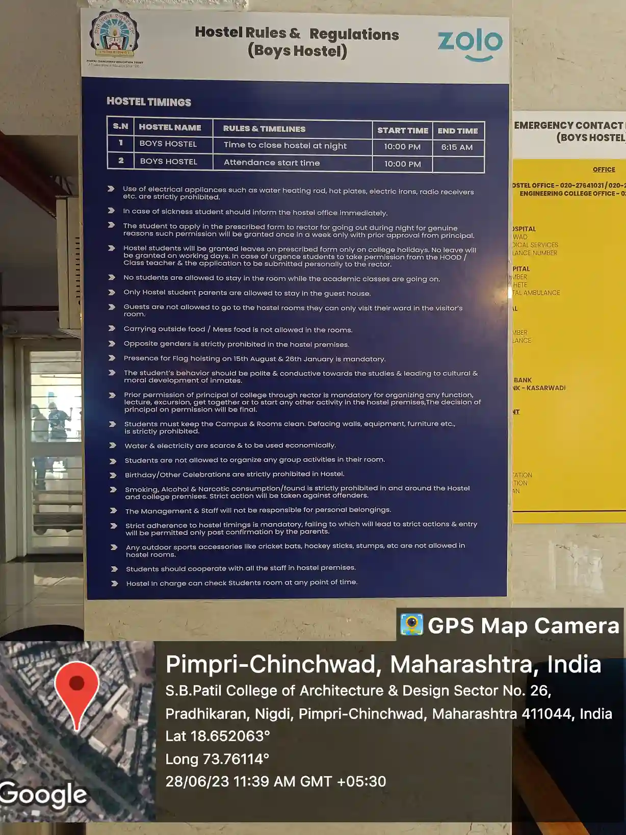 NAAC CRITERIA GALLERY 7.1.1, SBPCOAD