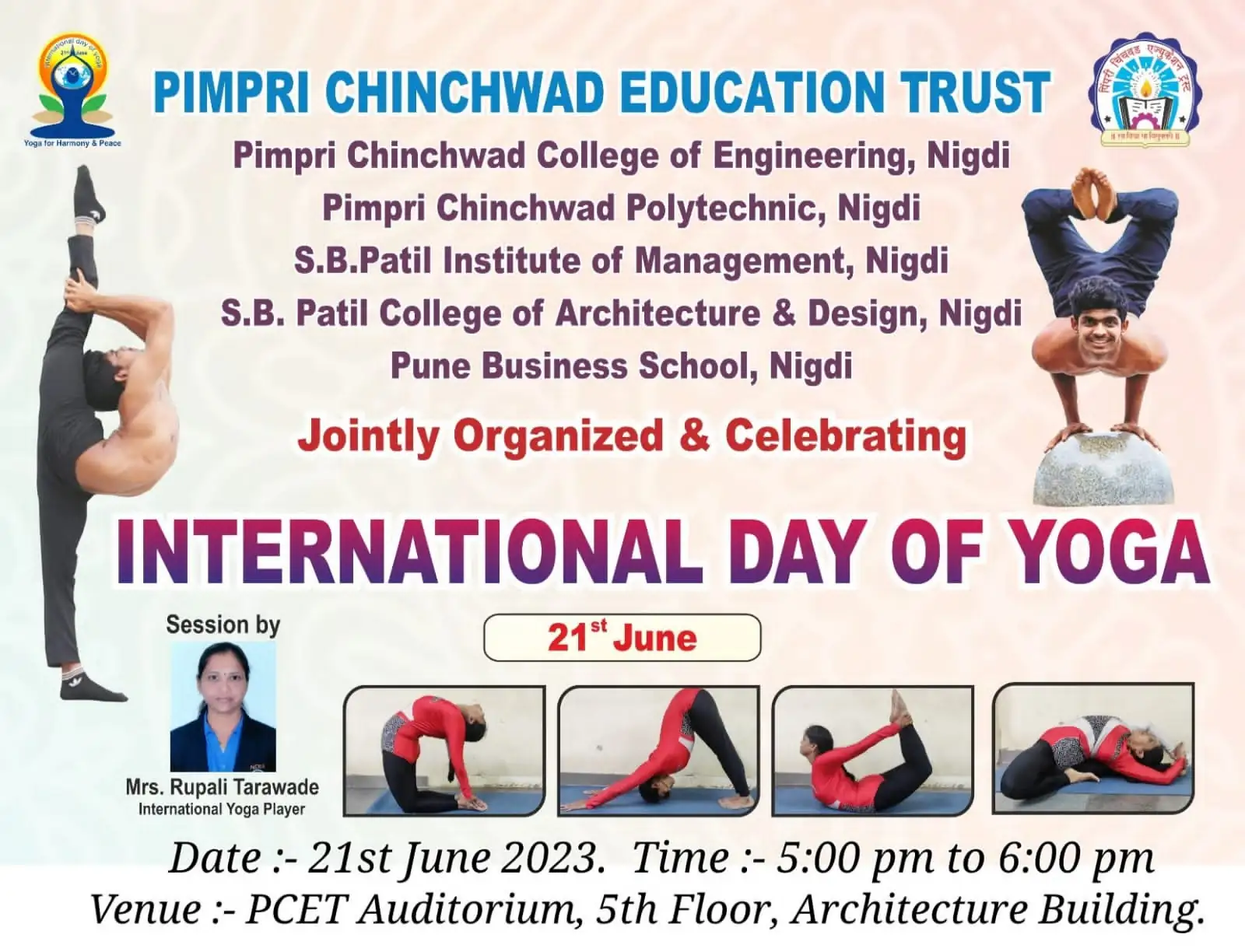 INDUCTION PROGRAM F.Y. B ARCH, SBPCOAD